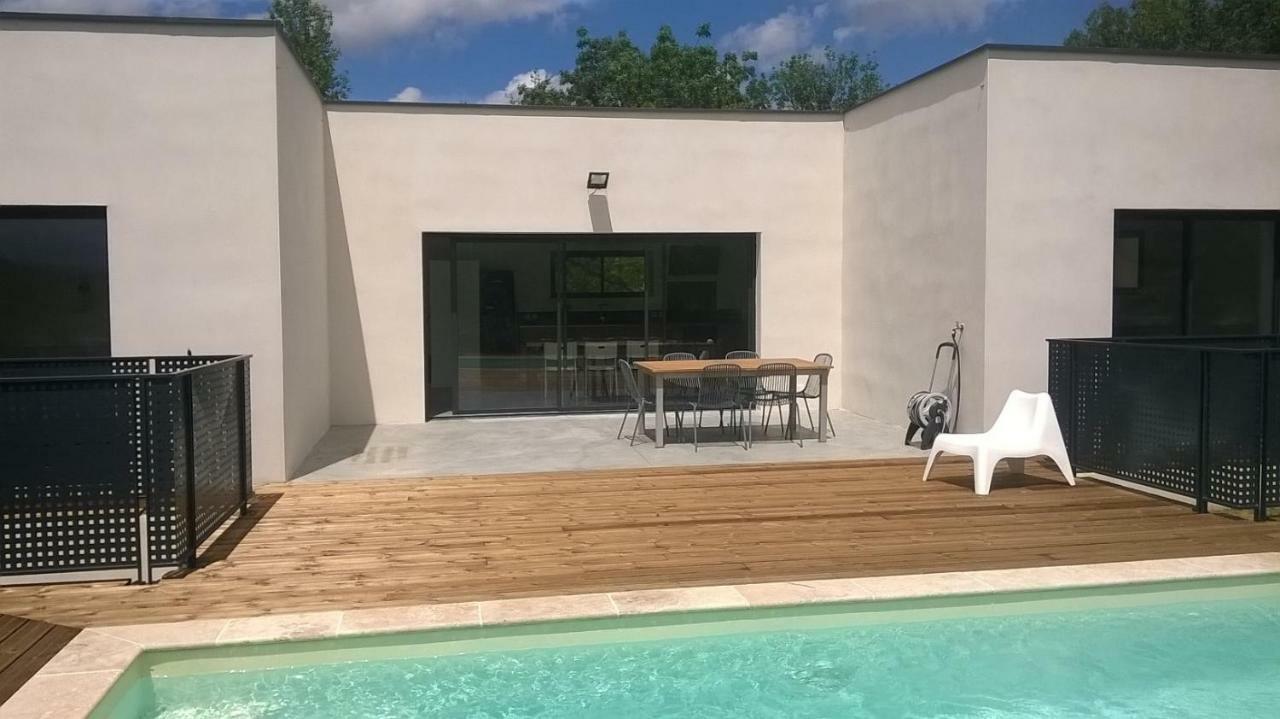 Villa Piscine Sud France Verzeille Екстер'єр фото